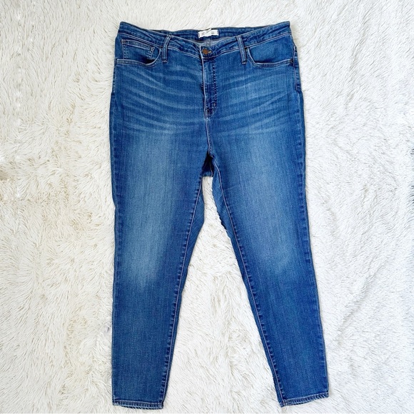 Madewell Plus Size Curvy Roadtripper Jeans Size 34 Orson Wash #AN314 - Picture 2 of 7
